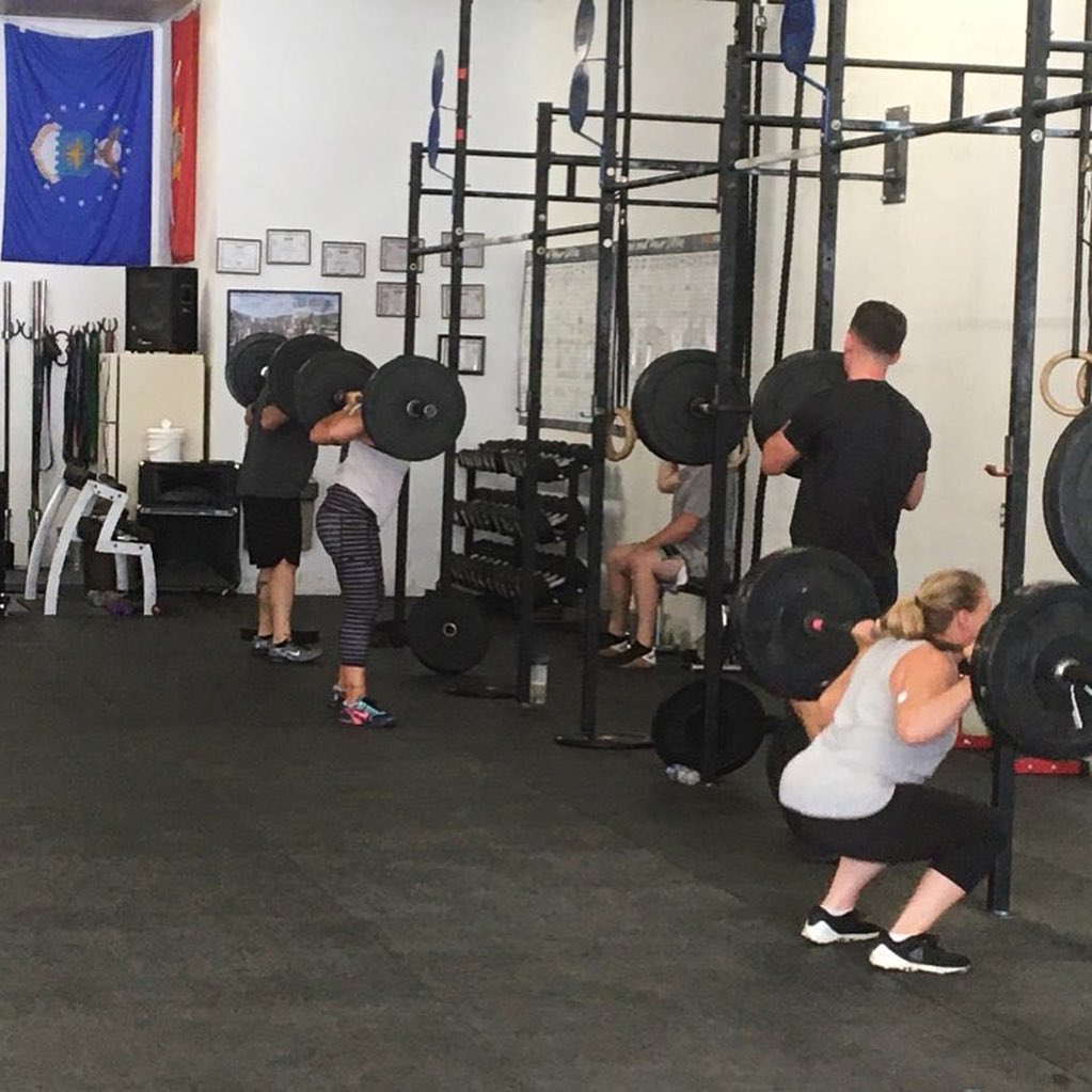 People Cross Training with weights